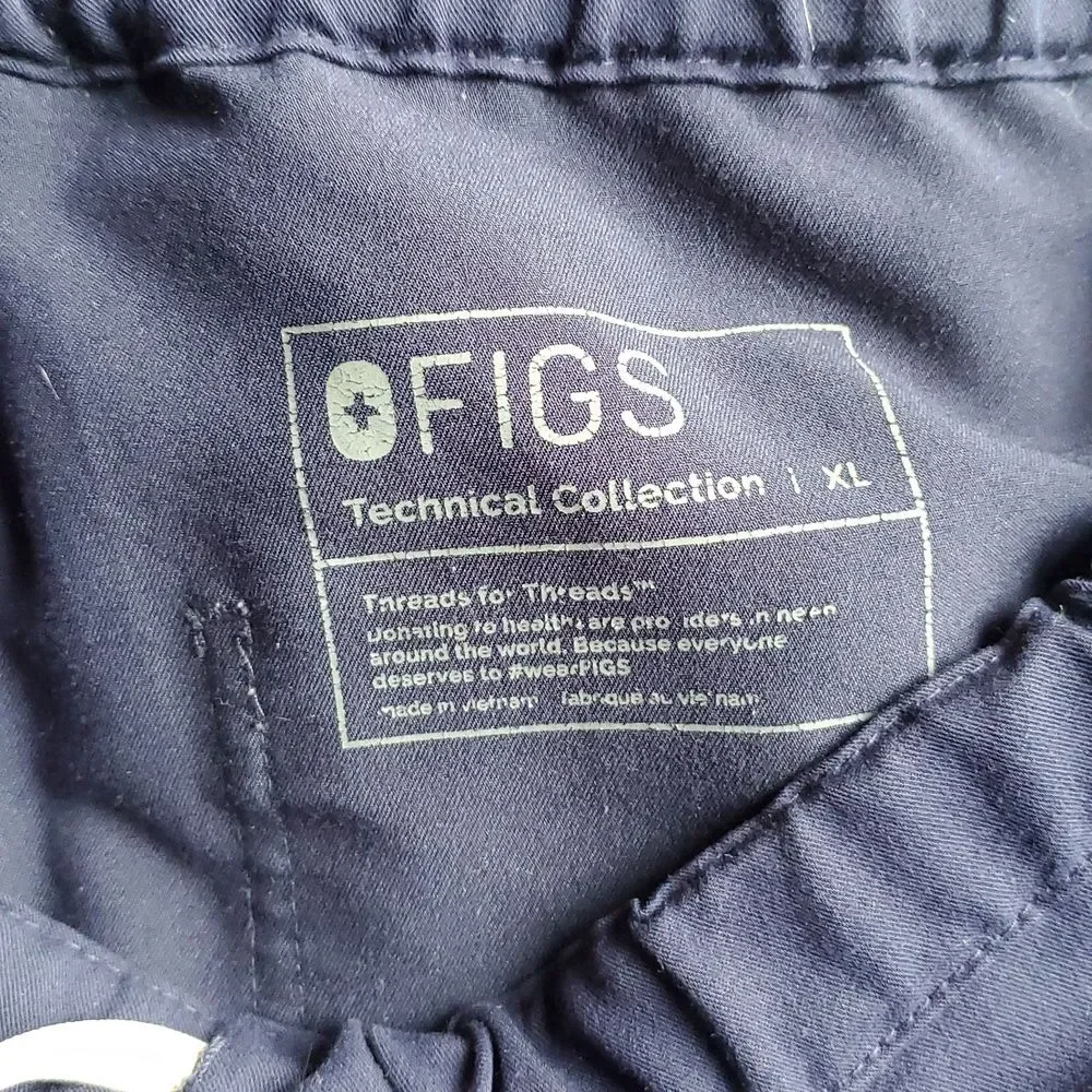Figs Navy Men's Pisco Basic Scrub Pants